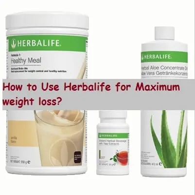 how to use herbalife to lose weight fast