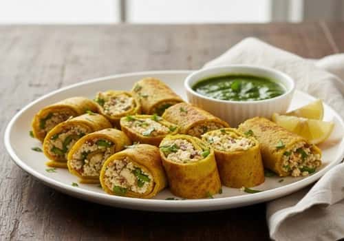 10. Moong Dal Chilla with Cottage Cheese Filling
