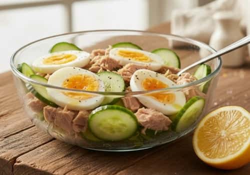 7. Tuna and Egg Breakfast Bowl