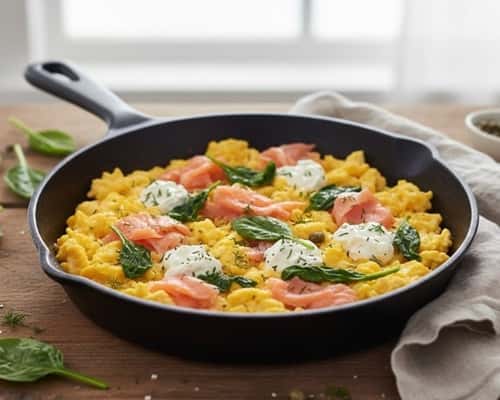 9. Smoked Salmon Scramble