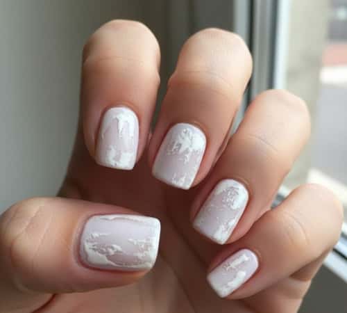 1. Frosted Brushstroke Whites