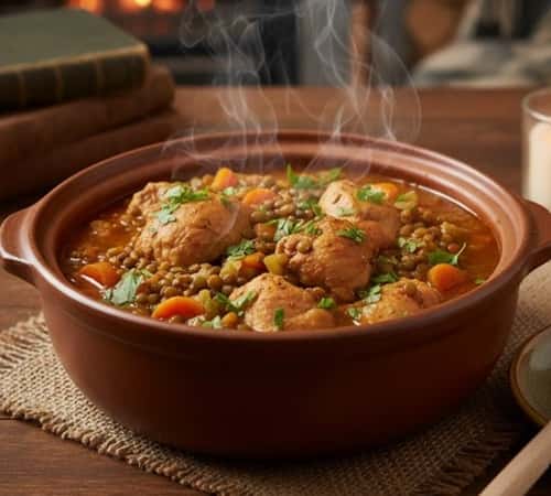 1. One-Pot Chicken and Lentil Stew