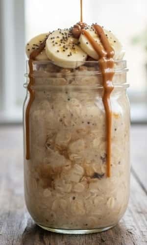 1. Peanut Butter Banana Protein Oats