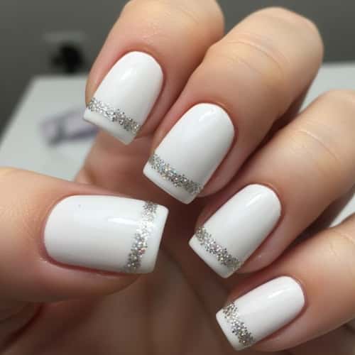 10. 'Blizzard Dust' Fine Glitter Cuticle Band