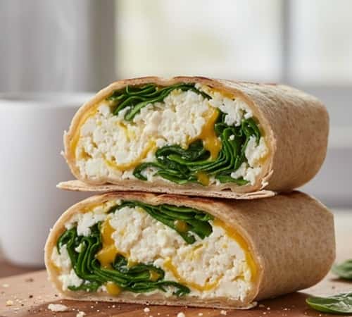10. Cottage Cheese & Egg White Wrap