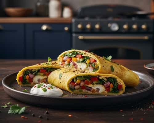 10. High-Protein Egg Wrap with Veggies