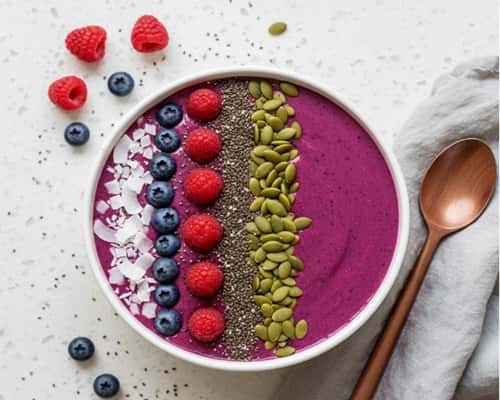 10. Protein Smoothie Bowl with Seeds
