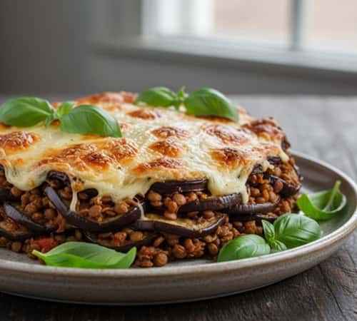 11. Baked Eggplant and Lentil Casserole