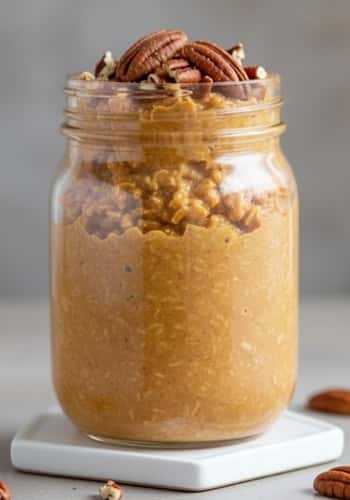 12. Pumpkin Spice Protein Overnight Oats
