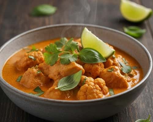 13. Coconut Curry Chicken with Cauliflower