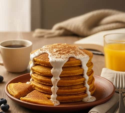 13. Pumpkin Spice Protein Pancakes