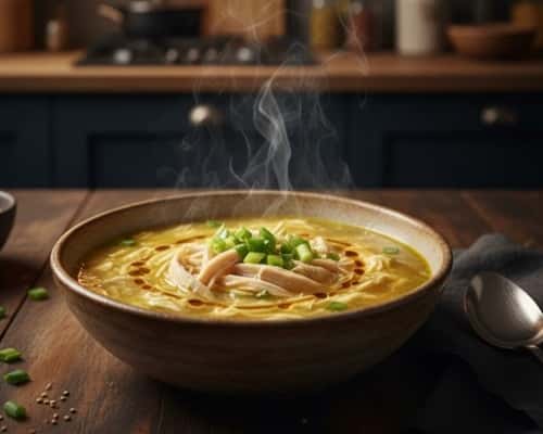 14. Simple Egg Drop Chicken Soup