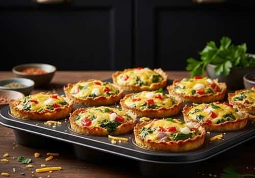 3. Cheesy Baked Egg Cups