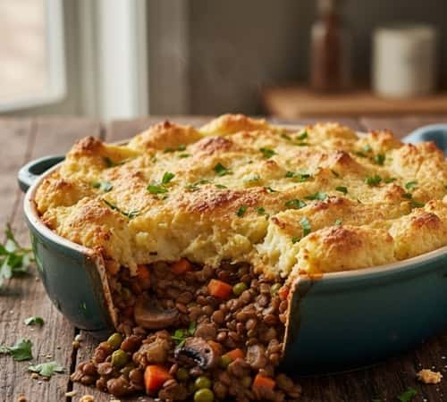 3. Lentil and Mushroom Shepherd’s Pie