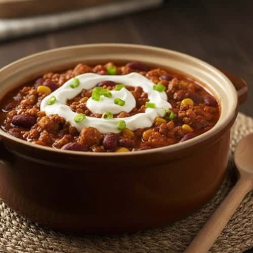 3. One-Pot Turkey and Veggie Chili