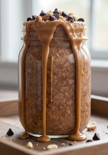 4. Chocolate Peanut Butter Cup Oats