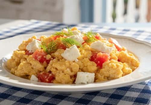 4. Greek Strapatsada with Feta