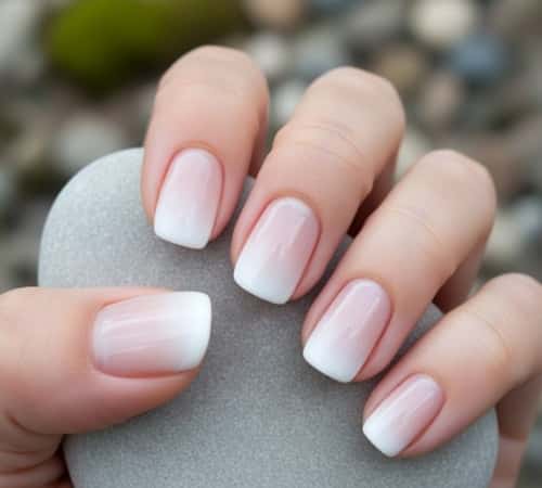 4. White 'Snowdrift' Ombre