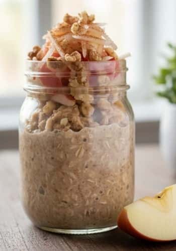 5. Apple Pie Protein Oats