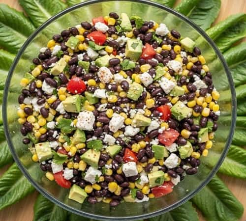 5. Mexican Black Bean & Queso Fresco Salsa with Dippers