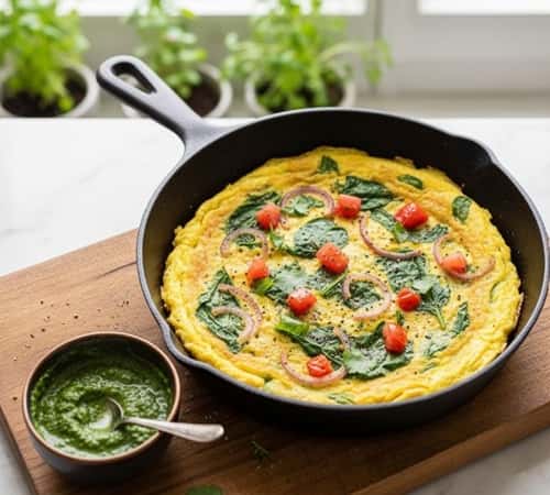 6. Chickpea Flour Breakfast Omelet