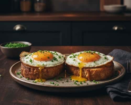 6. Garlic Butter Egg Toast Dinner