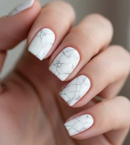 6. 'Marble Glacier' Fine Veining