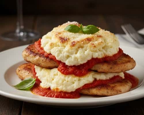 6. The 'Ricotta Cloud' Chicken Parm Stacks