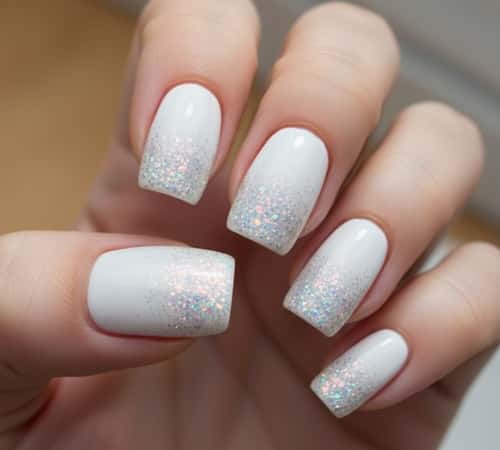 8. Glitter Fade (Ombre) Tips