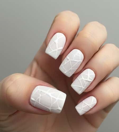 8. Minimalist Ice Cracks