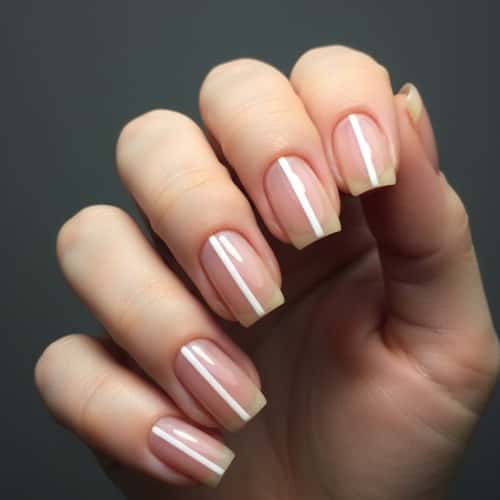 8. 'Powder Track' Asymmetrical Stripe