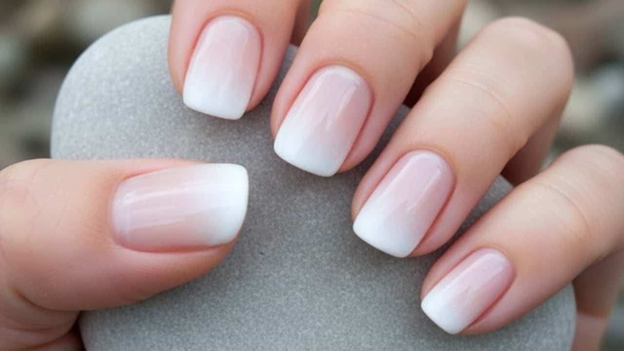 Classy White Winter Nails - featured