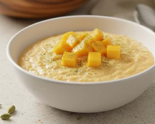 10. Mango Lassi Protein Oats