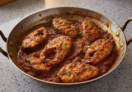 10. Onion-Tomato Bhuna Fish