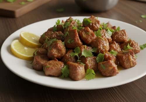 11. Mutton Lemon Coriander Stir-Fry (Fresh & Light)