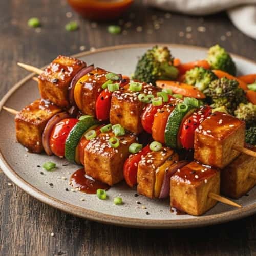 12. BBQ Tofu Skewers