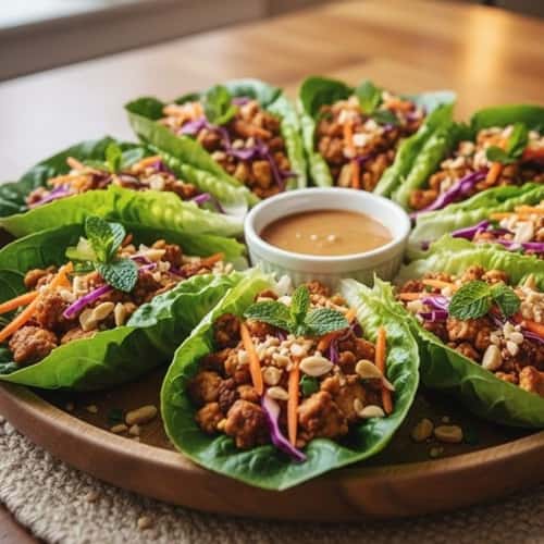 3. Spicy Tofu Lettuce Wraps