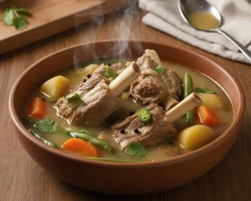 5. Easy Mutton Stew (Light, Brothy, High Protein)