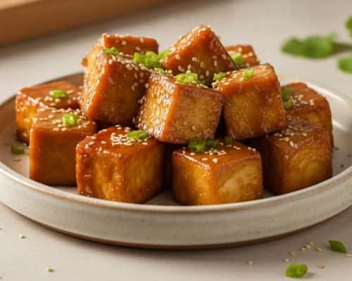 5. Honey-Soy Glazed Tofu Bites