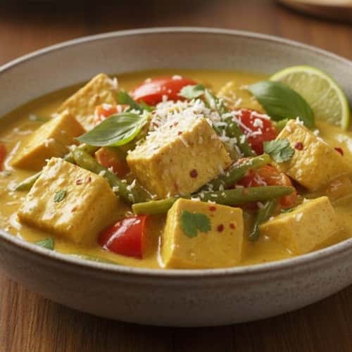 6. Tofu Coconut Curry Bowl