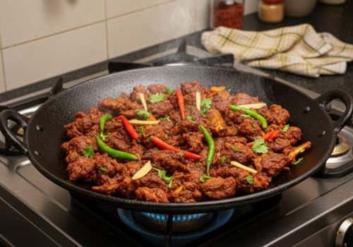 8. Tawa Mutton Masala