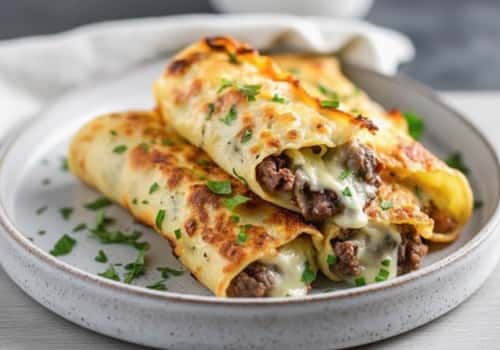 High protein philly cheese steak rolls - instructions